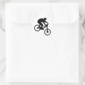 Abfahrt Runder Aufkleber (Tasche)