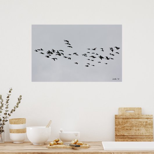 Abfahrt um 1 poster (Küche)