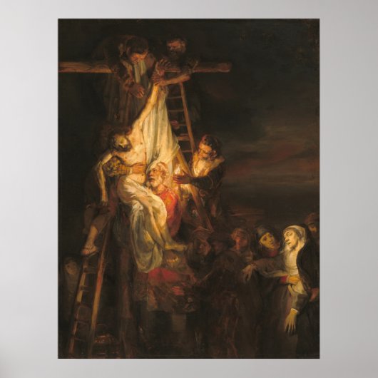 Abfahrt vom Cross - Rembrandt Fine Art Poster (Vorne)