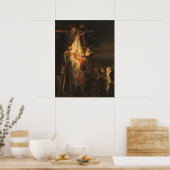 Abfahrt vom Cross - Rembrandt Fine Art Poster (Küche)