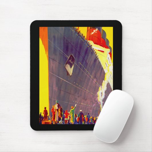 Abfahrt von Aquitanien Mousepad (Mit Mouse)