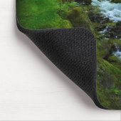 Abfahrt von Wahkeena Falls, Oregon Mousepad (Ecke)
