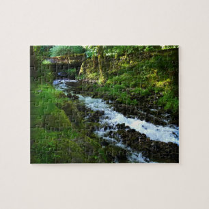Abfahrt von Wahkeena Falls, Oregon Puzzle