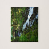 Abfahrt von Wahkeena Falls, Oregon Puzzle (Vertikal)