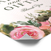 Abfahrt zum Altar Brautparty Cards & Gifts Zeichen Poster (Ecke)