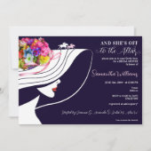 Abfahrt zum Altar Derby Racing Brautparty Einladung (Vorderseite)