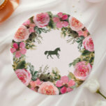 Abfahrt zum Altar Kentucky Derby Brautparty Pappteller<br><div class="desc">Fügen Sie Ihrem Fest eine Touch von südlicher Eleganz hinzu mit unserem Off zu den Altar Kentucky Derby Brautparty Paper Tellern. Diese Teller mit einem zauberhaften Pferdemotiv, umgeben von zarten rosa Rosen und olivengrünen Akzenten, ergänzen perfekt ein derby-inspiriert Brautparty. Die weiche Farbpalette und die blumengeschmückten Details sorgen für eine elegante...</div>
