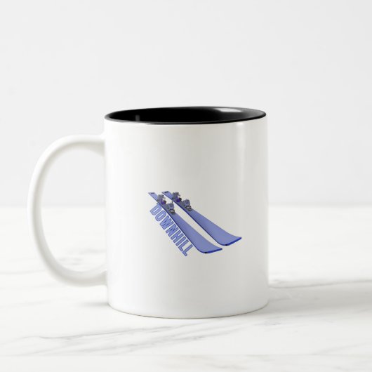 Abfahrt Zweifarbige Tasse (Links)