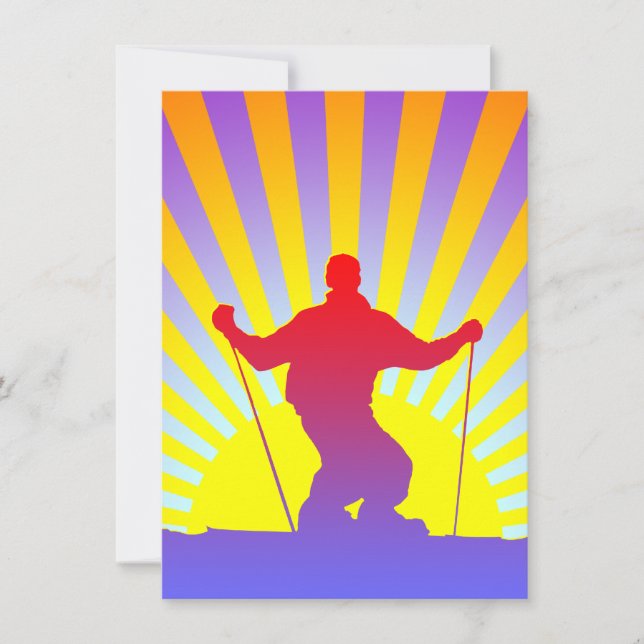 Abfahrtskier (Vorderseite)