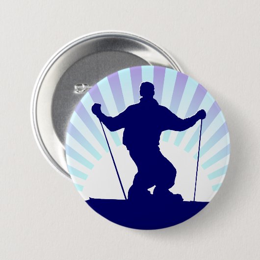 Abfahrtskier Button (Vorne & Hinten)