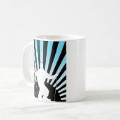 Abfahrtskier Kaffeetasse (Vorderseite Links)