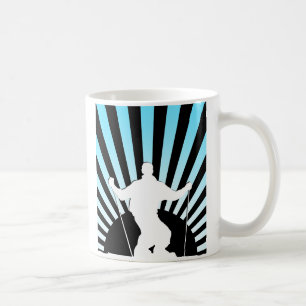 Abfahrtskier Kaffeetasse