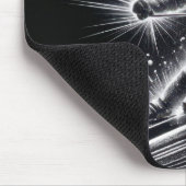 Abfahrtskier mit leichten Wegen Mousepad (Ecke)