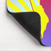 Abfahrtskier Mousepad (Ecke)