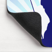 Abfahrtskier Mousepad (Ecke)