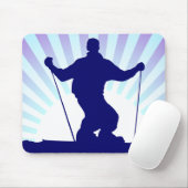 Abfahrtskier Mousepad (Mit Mouse)