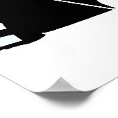 Abfahrtskier Poster (Ecke)