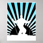 Abfahrtskier Poster (Vorne)