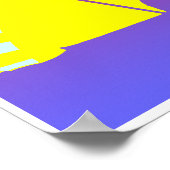 Abfahrtskier Poster (Ecke)