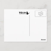 Abfahrtskier Postkarte (Rückseite)