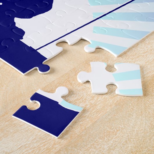 Abfahrtskier Puzzle (Seite)