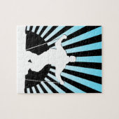 Abfahrtskier Puzzle (Horizontal)