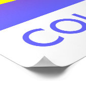 Abfahrtskoloss Poster (Ecke)