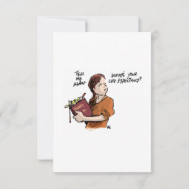 Abfahrtslounge Krebs Postkarte