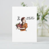 Abfahrtslounge Krebs Postkarte (Stehend Vorderseite)