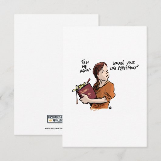 Abfahrtslounge Krebs Postkarte (Vorne/Hinten)