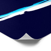 Abfahrtsski Poster (Ecke)