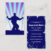 Abfahrtsski Visitenkarte (Vorne/Hinten)