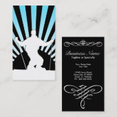 Abfahrtsski Visitenkarte (Vorne/Hinten)