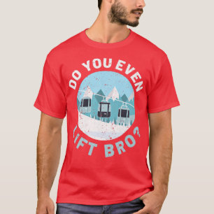 Abfahrtsskifahren Heben Sie Bruder Wintersport T-Shirt