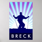 Abfahrtsstrecke Poster (Vorne)