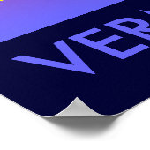 Abfahrtsvermont Poster (Ecke)