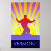 Abfahrtsvermont Poster (Vorne)