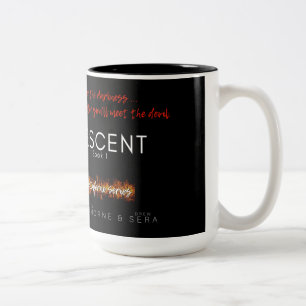 Abfall - betreten Sie die Dunkelheits-Tasse Zweifarbige Tasse