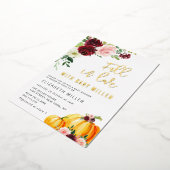 Abfall der Liebe Baby Dusche Goldfolie Einladung (Gedreht)