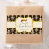 Abfall des Brautparty-Wasser-Flaschenetiketts in d (Insitu)