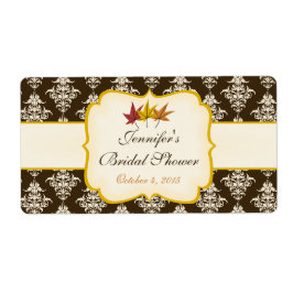 Abfall des Brautparty-Wasser-Flaschenetiketts in d