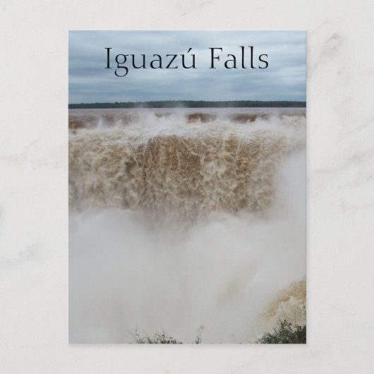Abfall des Racheniguazu Postkarte (Vorderseite)