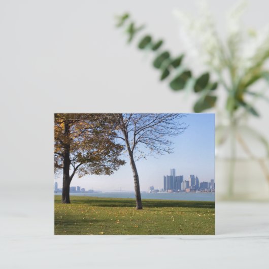 Abfall des Schadstoffs Postkarte (Stehend Vorderseite)