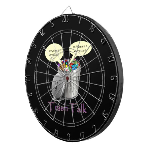 Abfall-Gespräch Dartscheibe (Vorderseite rechts)