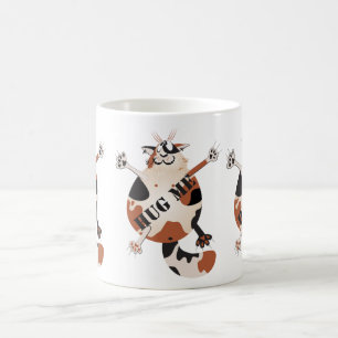 Abfall-Katze Kaffeetasse