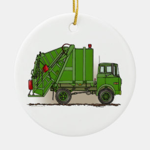Abfall-LKW-Grün Keramikornament
