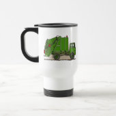 Abfall-LKW-Grün-Reise-Tasse Reisebecher (Links)