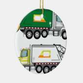 Abfall-LKW Keramik Ornament (Rechts)