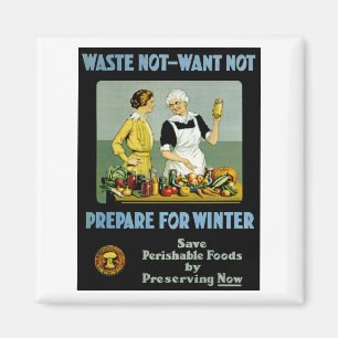 Abfall nicht - wollen Sie nicht ~ sich vorbereiten Magnet