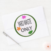 Abfall Runder Aufkleber (Umschlag)